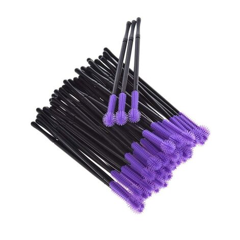 Professional Eyelash Brush, Purple/Black
